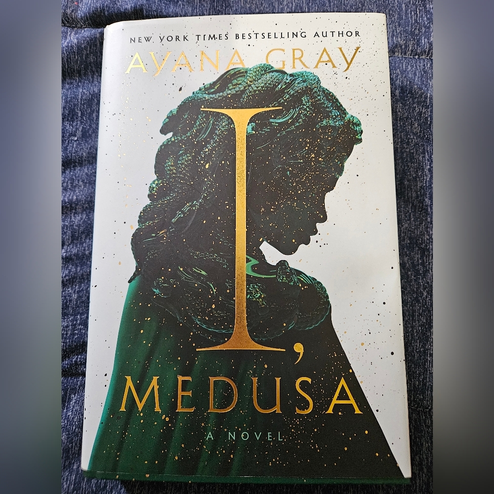 I, Medusa Hardcover Novel by — Green & Gold Cover